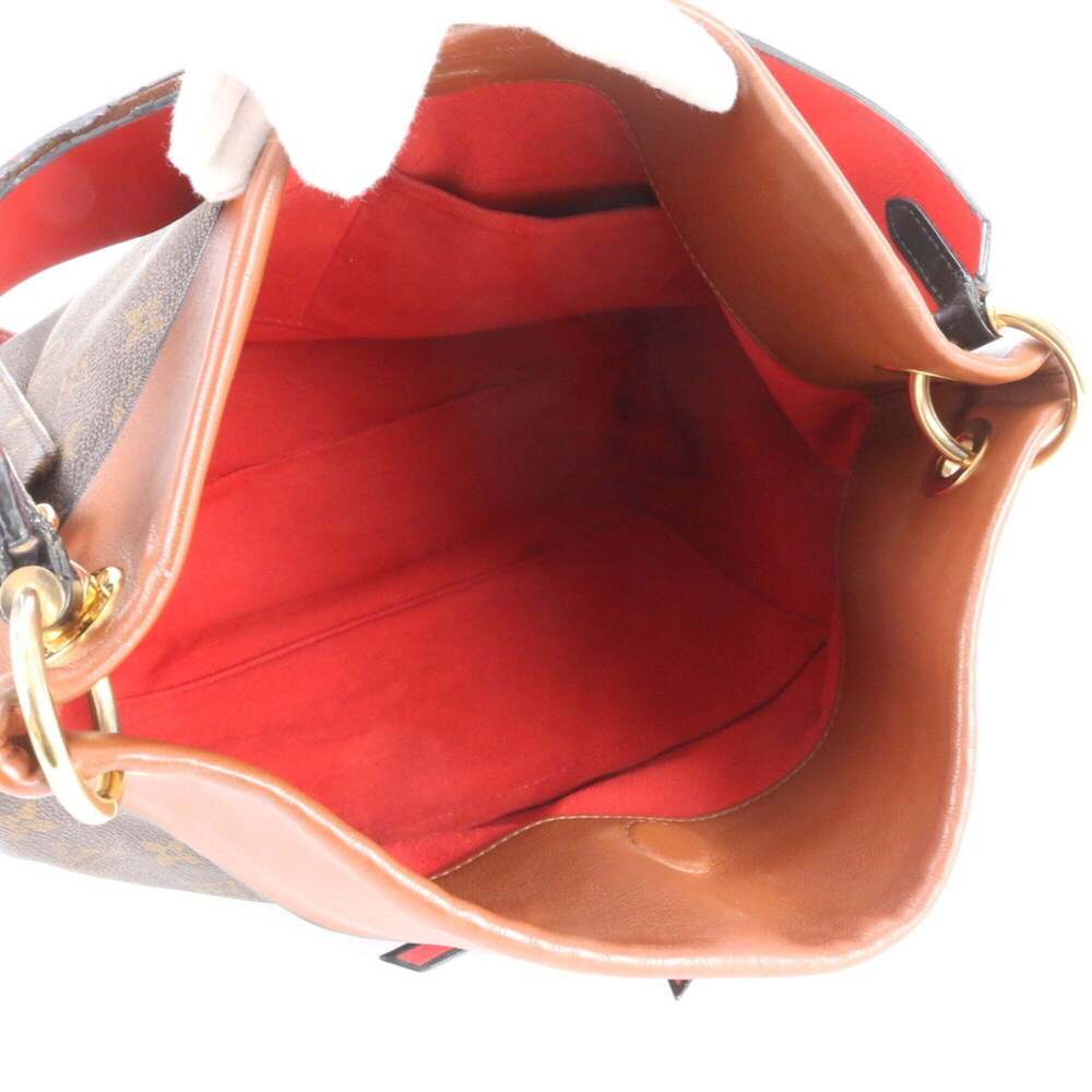 LOUIS VUITTON Brown Monogram Leather Shoulder Bag - Picture 8 of 12